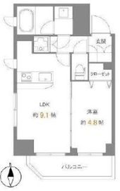 ダイナシティ高田馬場 2階 間取り図