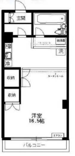 マンション雅叙苑 3階 間取り図