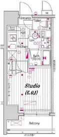 ガーラ・パークサイド川崎 5階 間取り図