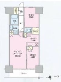 トラープランド翠命館 203 間取り図