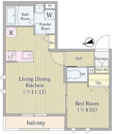 アイフラット目白 201 間取り図