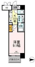 アヴァンセ武蔵小杉 209 間取り図