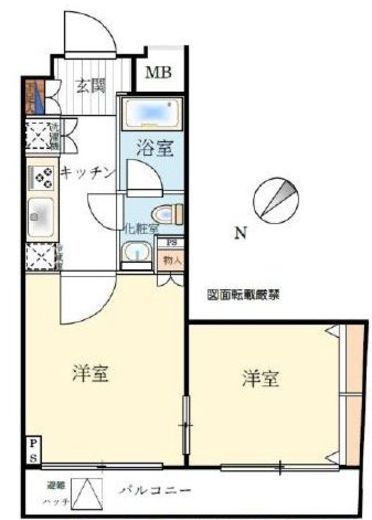 パレステュディオ神楽坂シティタワー 3階 間取り図