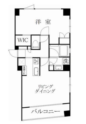 ピアース白金台 6階 間取り図