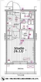ガーラ・プレシャス川崎 5階 間取り図