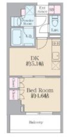 Reve City Sendagaya 101 間取り図