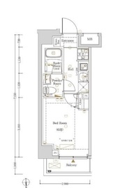 KNOTS新丸子 805 間取り図