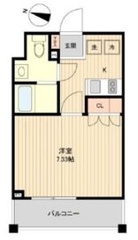 レノス新子安 808 間取り図
