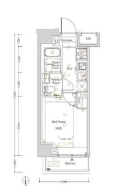 KNOTS新丸子 706 間取り図