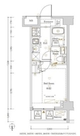 KNOTS新丸子 605 間取り図