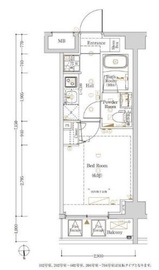 KNOTS新丸子 604 間取り図