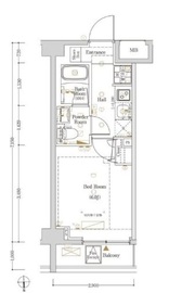 KNOTS新丸子 702 間取り図