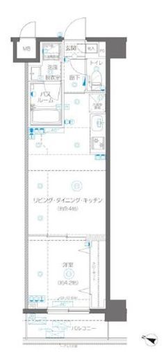 AELL横浜吉野町 307 間取り図