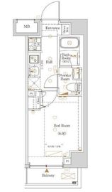 KNOTS新丸子 601 間取り図