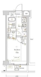 KNOTS新丸子 801 間取り図