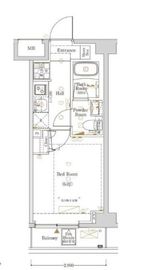 KNOTS新丸子 804 間取り図