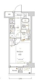 KNOTS新丸子 802 間取り図
