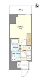 コンフォリア・リヴ川崎南幸町 1303 間取り図