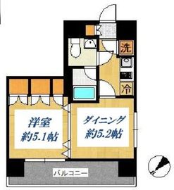 ラグジュアリーアパートメント横浜黄金町 6階 間取り図