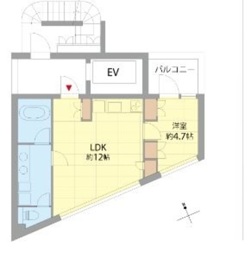 下北パークフロント 5階 間取り図