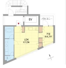 下北パークフロント 5階 間取り図