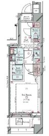 コンシェリア駒込HILLTOP SQUARE 602 間取り図