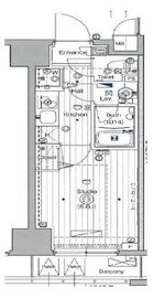 ガーラ・ステーション横濱関内 10階 間取り図