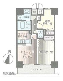 ライオンズマンション反町公園 1005 間取り図