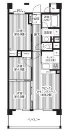 ピエス綱島 310 間取り図