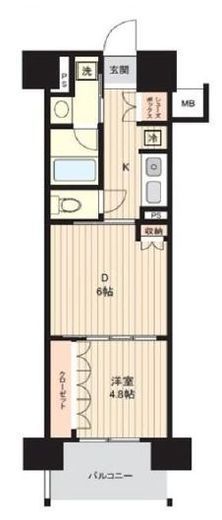 パレステージ大島 12階 間取り図