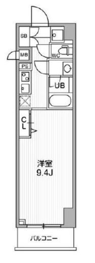 ALTERNA横濱阪東橋 (オルタナ横濱阪東橋) 304 間取り図
