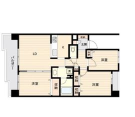 ドゥーエ練馬 403 間取り図