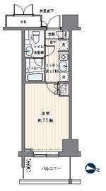 MFPRコート木場公園 421 間取り図