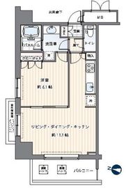 MFPRコート木場公園 611 間取り図
