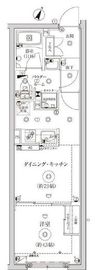 グローリオシェルト池袋Ⅱ 106 間取り図
