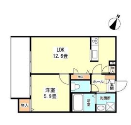 ヘリテイジ八雲 101 間取り図