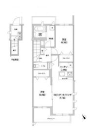 アドラブール深沢 206 間取り図