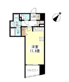 TKフラッツ渋谷 1204 間取り図