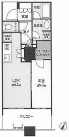 ブリリアマーレ有明 28階 間取り図