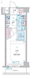 GENOVIA川崎鈴木町skygarden 1階 間取り図