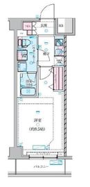 GENOVIA川崎鈴木町skygarden 4階 間取り図