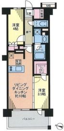 パレステージ茅ヶ崎Ⅱ 5階 間取り図