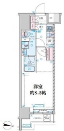 GENOVIA新子安 (ジェノヴィア新子安) 6階 間取り図