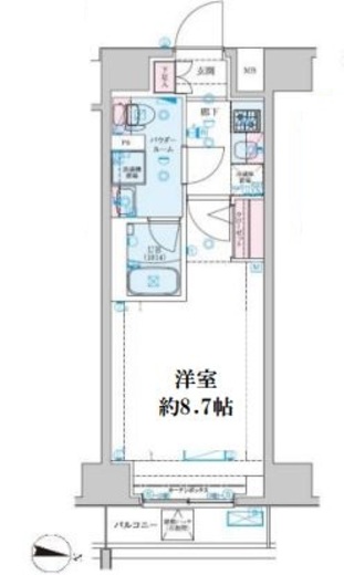 GENOVIA新子安 (ジェノヴィア新子安) 3階 間取り図