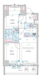 GENOVIA新子安 (ジェノヴィア新子安) 2階 間取り図