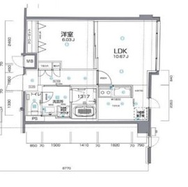 アルヴェール松濤 202 間取り図