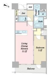 ダイヤモンドプラネット人形町 602 間取り図