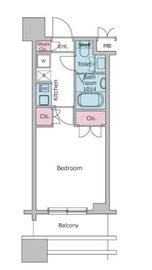 レジディア錦糸町 708 間取り図