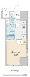 プラウドフラット神楽坂2 213 間取り図