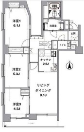 アプリーレ日吉本町 501 間取り図